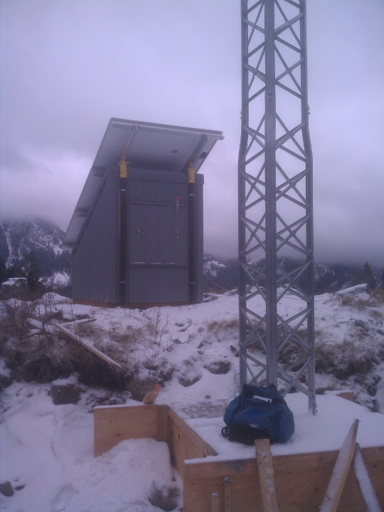 Mountain Top Solar Powered Off-Grid Relay Site